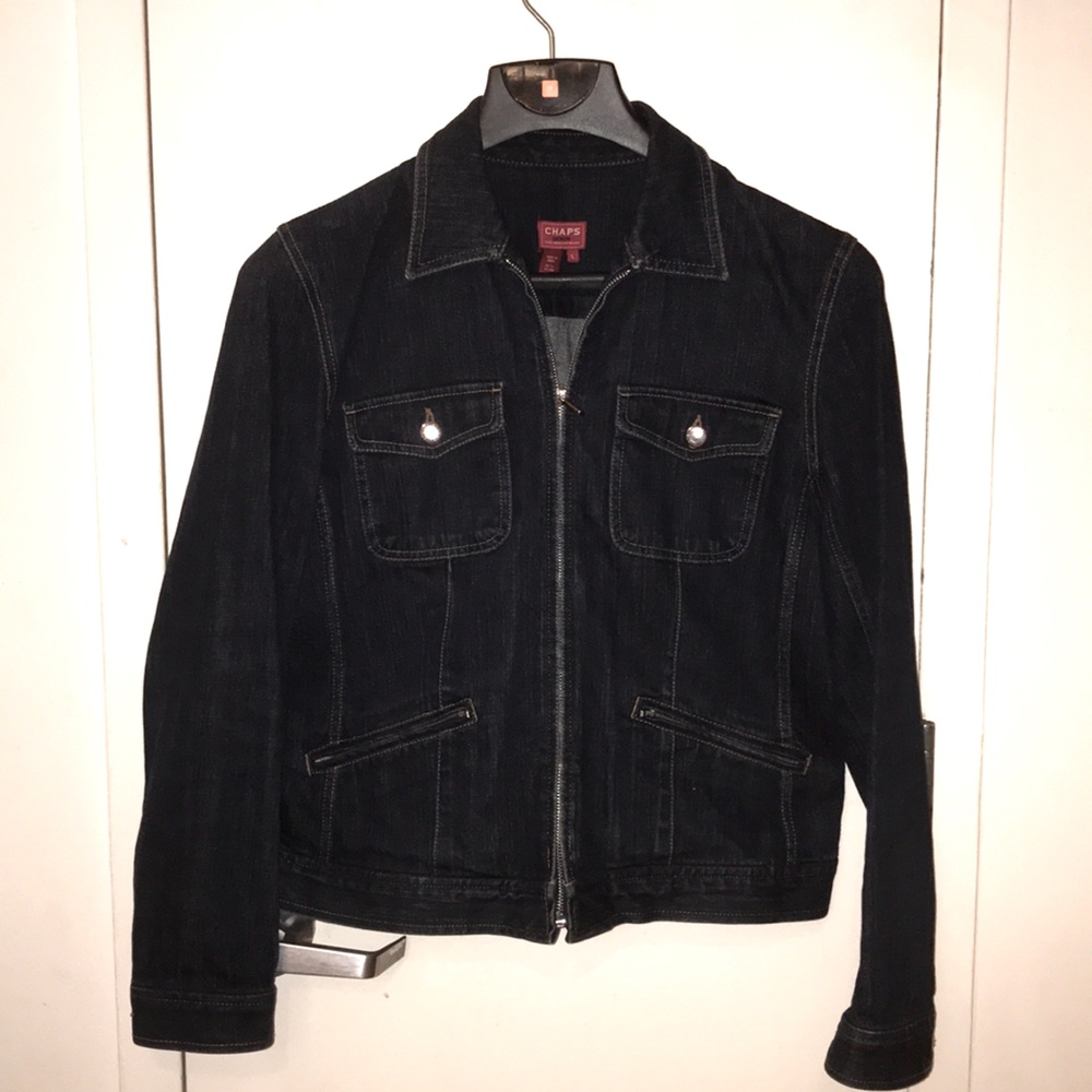 Chaps- Navy blue Denim jacket